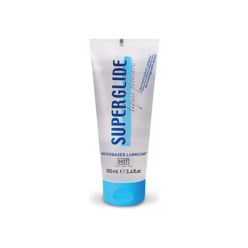 HOT SUPER GLIDE LUBRICANTE BASE DE AGUA 100 ML