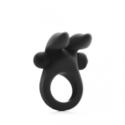 ANILLO PARA EL PENE CON VIBRACION CONEJITO NEGRO