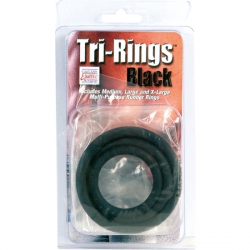 TRI-RING ANILLO NEGRO