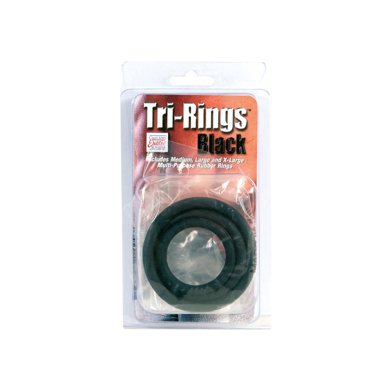 TRI-RING ANILLO NEGRO