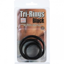 TRI-RING ANILLO NEGRO