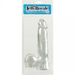 DONG DILDO REALÍSTICO TRANSPARENTE GRANDE