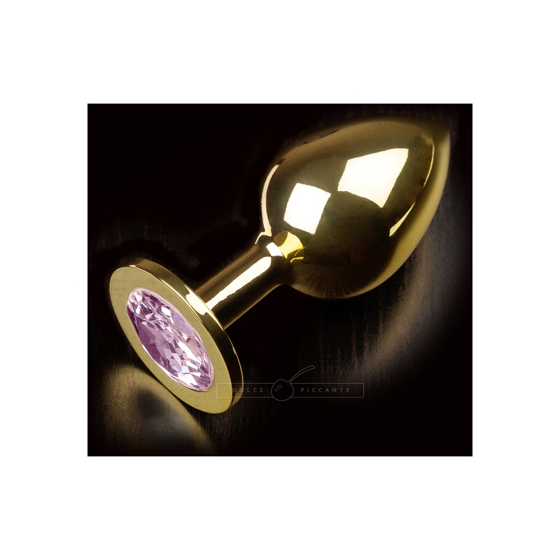 PLUG ANAL JEWELLERY LARGE ORO / ROSA