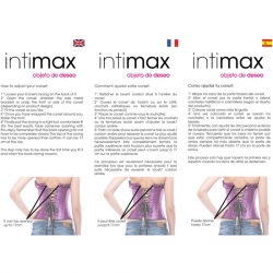 INTIMAX - CORSET IRMA NEGRO