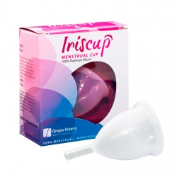 IRISCUP COPA MESTRUAL TRANSPARENTE GRANDE