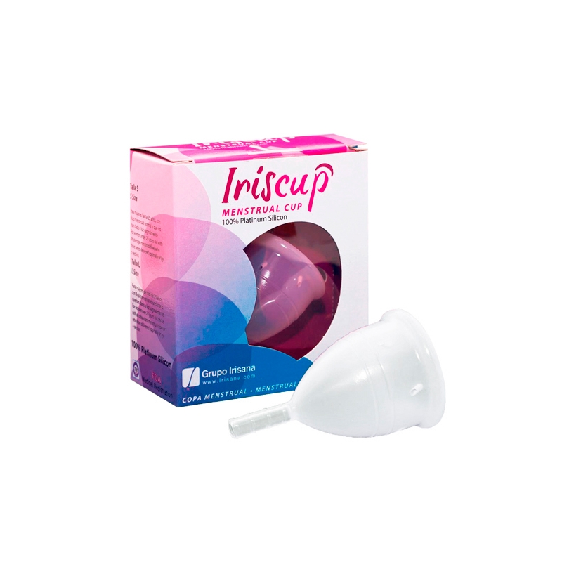 IRISCUP COPA MESTRUAL TRANSPARENTE GRANDE