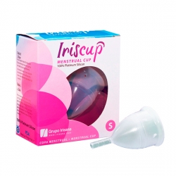 IRISCUP COPA MESTRUAL TRANSPARENTE PEQUEÑA