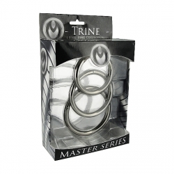 TRINE - SET DE ANILLOS METÁLICOS