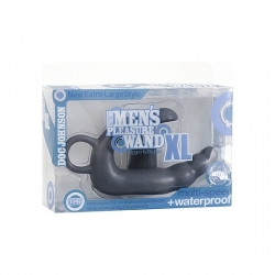 MEN PLEASURE WAND - VIBRADOR MASCULINO EXTRA LARGO GRIS