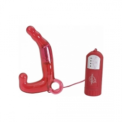 MEN PLEASURE WAND - VIBRADOR MASCULINO ROJO