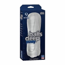 BALLS DEEP MASTURBADOR VAGINA 23 CM TRANSPARENTE