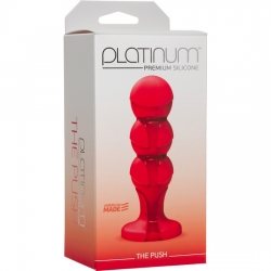 PLATINUM THE PUSH - PLUG SILICONA ROJO