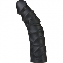 THE RAGING - PENE REALÍSTICO SILICONA 20 CM NEGRO