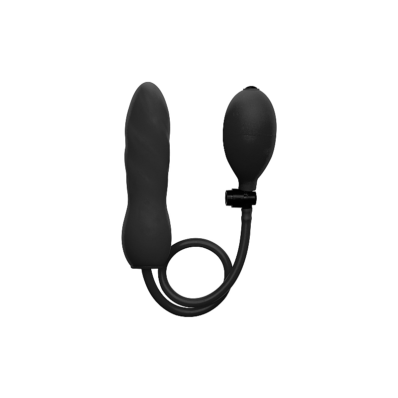 OUCH PLUG INFLABLE DE SILICONA NEGRO