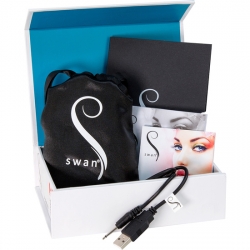 SWAN VIBRADOR CONEJITO AZUL