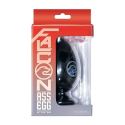 ASS EGG PLUG PRINCIPIANTES NEGRO 9 CM