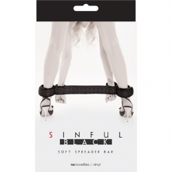 SINFUL SOFY ATADURAS NEOPRENO NEGRO