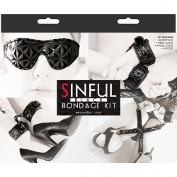 SINFUL KIT BONDAGE NEGRO