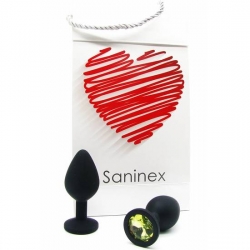 SANINEX PLUG INTENSE ORGASMIC ANAL SEX COLOR NEGRO