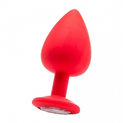 EXTRA LARGE PLUG DIAMANTE ROJO