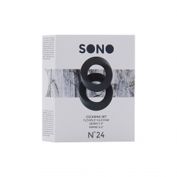 SONO N 24 SET ANILLOS PENE SILICONA GRIS