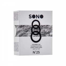 SONO N 25 SET ANILLOS PENE SILICONA GRIS