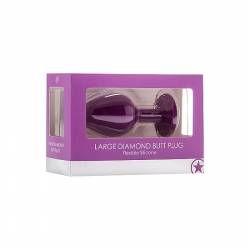 LARGE PLUG DIAMANTE MORADO