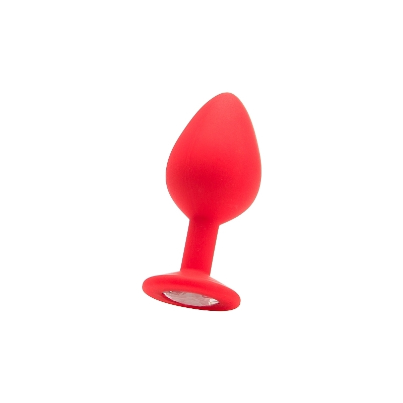 LARGE PLUG DIAMANTE ROJO