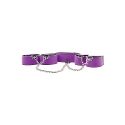 SET DE ATADURAS REVERSIBLE MORADO