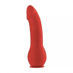 ARNÉS DELUXE CON PENE SILICONA 20,5 CM - ROJO