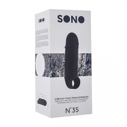 SONO N. 35 EXTENSOR PARA EL PENE ELÁSTICO NEGRO