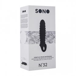 SONO N. 32 EXTENSOR PARA EL PENE ELÁSTICO NEGRO