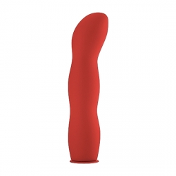 ARNÉS DELUXE CON DILDO SILICONA - 25,5 CM - ROJO