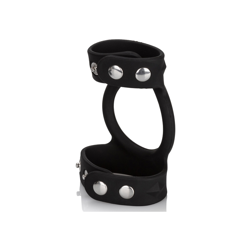 TRI-SNAP C&B CAGE - ARNÉS DE SILICONA NEGRO