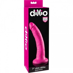 DILDO 17 CM DELGADO ROSA