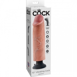 KING COCK PENE REALÍSTICO VIBRADOR 25 CM