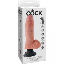 KING COCK PENE REALÍSTICO VIBRADOR 20 CM