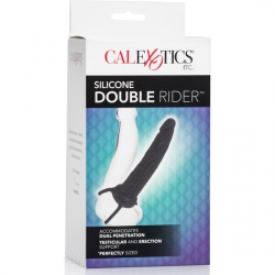 DOUBLE RIDER PENE DE SILICONA CON ARNÉS