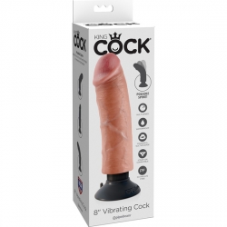 KING COCK PENE REALÍSTICO VIBRADOR 20 CM