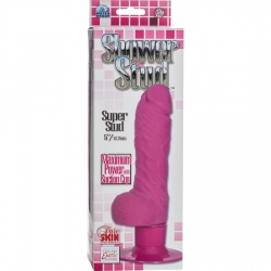 SHOWER STUD PENE VIBRADOR ROSA