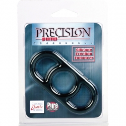 PRECISION PUMP ANILLO POTENCIADOR DE LA ERECCIÓN SILICONA NEGRO