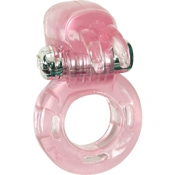 BASIC ESSENTIALS ANILLO VIBRADOR CON CONEJITO