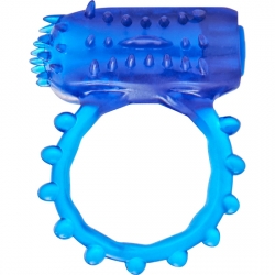 ANILLO Y VIBRADOR DEDO AZUL