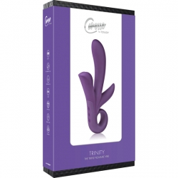 TRINITY VIBRADOR TRIPLE ESTIMULACIÓN MORADO