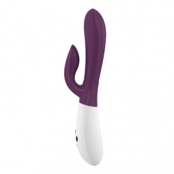 OVO K2 VIBRADOR CONEJITO BLANCO/LILA