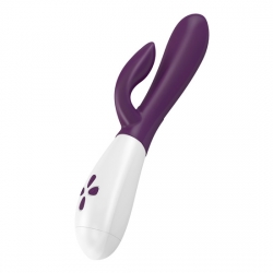 OVO K2 VIBRADOR CONEJITO BLANCO/LILA