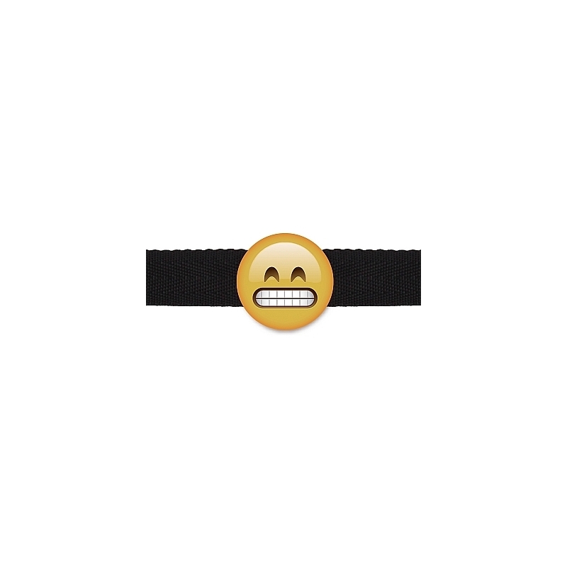 GRINNING EMOJI - MORDAZA