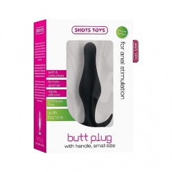 PLUG SILICONA EXTRAIBLE TALLA S NEGRO