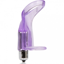 INTIMATE PLEASURE ANILLO VIBRADOR MORADO