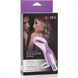 INTIMATE PLEASURE ANILLO VIBRADOR MORADO